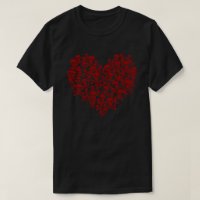 T-shirt rouge crâne