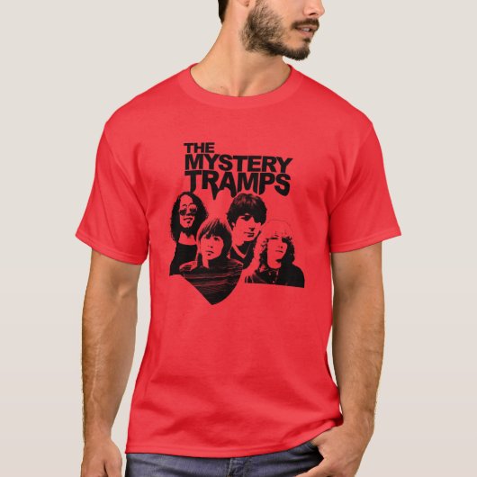 T-shirt rouge - customisé (Devant)