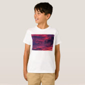 T-shirt rouge d'août (Devant entier)