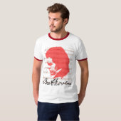 T-SHIRT ROUGE DE BEETHOVEN (Devant entier)