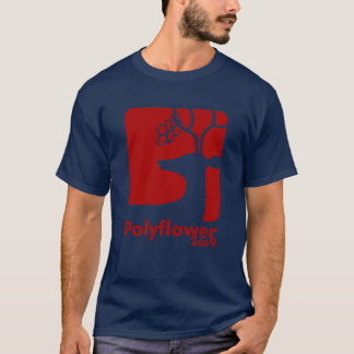T-shirt Rouge de bière de cerfs communs - Polyflower 2009