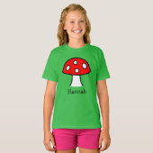 T-shirt rouge de champignon (enfant) (Devant entier)