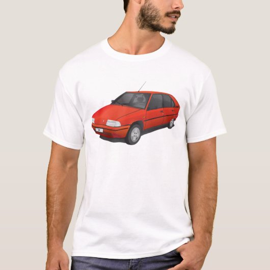 T-shirt Rouge de Citroën BX (Devant)