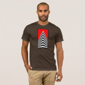T-shirt Rouge de gratte-ciel (Devant entier)