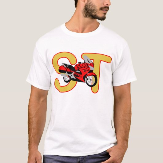 T-shirt Rouge de Honda ST1300 (Devant)