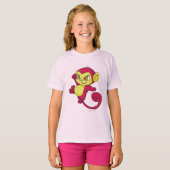 T-shirt Rouge de Mynci (Devant entier)