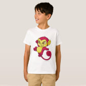 T-shirt Rouge de Mynci (Devant entier)
