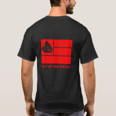 T-shirt Rouge de nation d'ennemi ! (Dos)