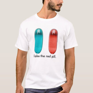 T-shirt rouge de Pilled