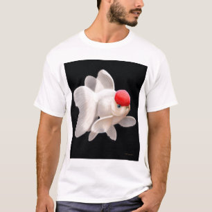 T-shirt rouge de poisson rouge d'Oranda de