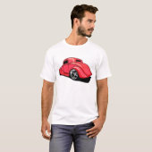 T-shirt Rouge de Rod de rue (Devant entier)