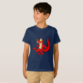 T-shirt Rouge de Techo (Devant entier)