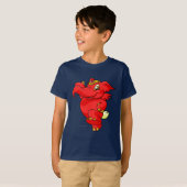 T-shirt Rouge d'Elephante (Devant entier)