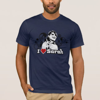 T-shirt Rouge des remous b/w de Sarah du coeur I