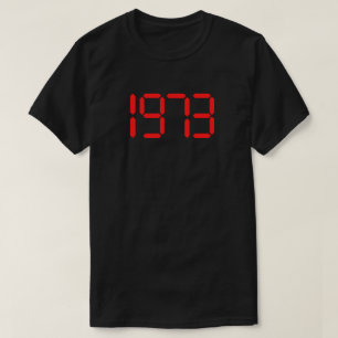 T-shirt Rouge Digital 1973 Droits à l'Avortement