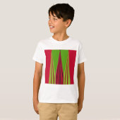 T-SHIRT ROUGE DORÉ VERT (Devant entier)
