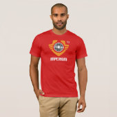T-shirt Rouge du fonctionnaire v3 d'Imperium (Devant entier)