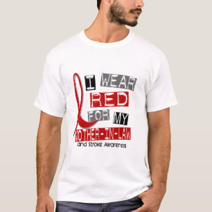 T-shirt ROUGE d'USAGE de la course I POUR MA BELLE-MÈRE 3
