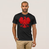 T-shirt Rouge Eagle polonais (Devant entier)
