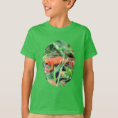 T-shirt Rouge Eft Orange Salamander Nature   (Devant)