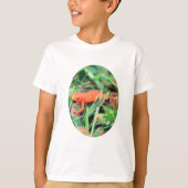 T-shirt Rouge Eft Orange Salamander Nature   (Devant)