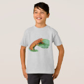 T-shirt Rouge Eft Orange Salamander Nature (Devant entier)