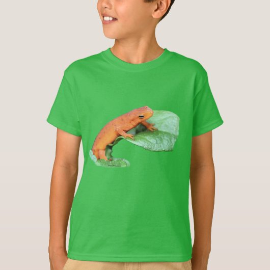 T-shirt Rouge Eft Orange Salamander Nature (Devant)