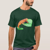 T-shirt Rouge Eft Orange Salamander Nature (Devant)