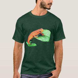 T-shirt Rouge Eft Orange Salamander Nature