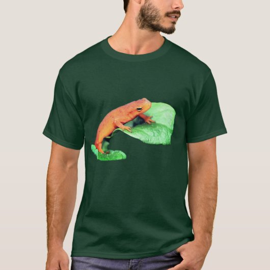 T-shirt Rouge Eft Orange Salamander Nature (Devant)