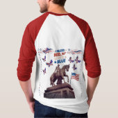 T-shirt Rouge Esprit d'Indépendance (Dos)
