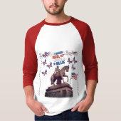 T-shirt Rouge Esprit d'Indépendance (Devant)