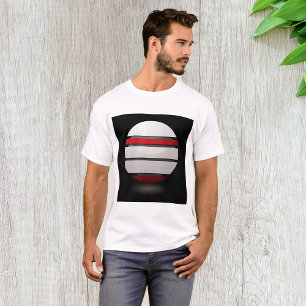 T-shirt rouge et blanc Droid Icon Mens