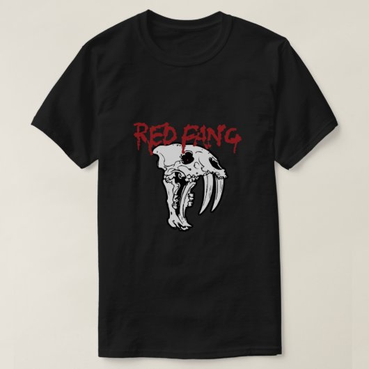 T-shirt rouge fang Essential (Design devant)