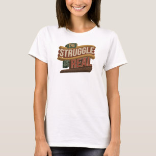 T-shirt Rouge Fantaisiste IMAGINE LE COMBAT Fashion Imprim