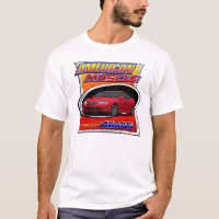 T-shirt rouge graphique de 2006 GTO
