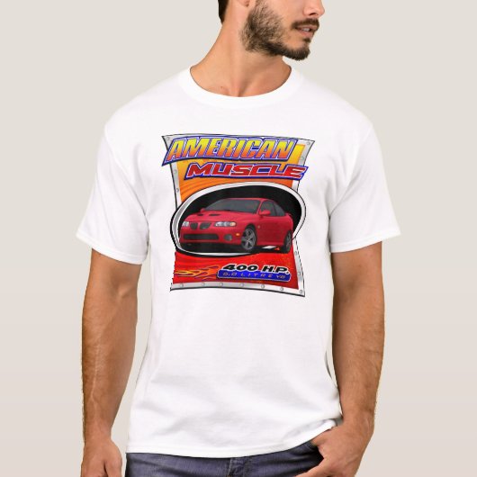 T-shirt rouge graphique de 2006 GTO (Devant)