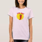 T-shirt Rouge Hot Pepper Diva Gradient (Devant)