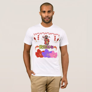 T-shirt Rouge Impériale Fortune