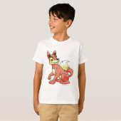 T-shirt Rouge Lupe (Devant entier)