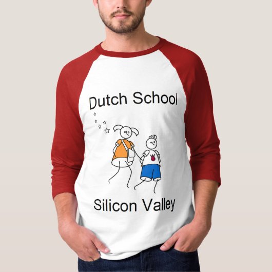 T-shirt Rouge masculin de DSSV (Devant)