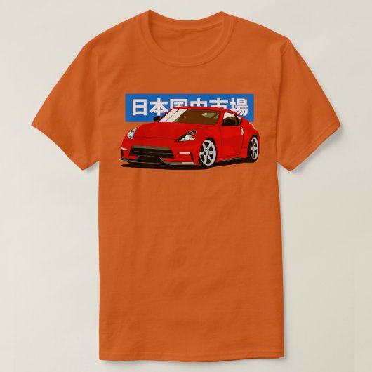 T-shirt Rouge Nissan 370Z34 (Design devant)