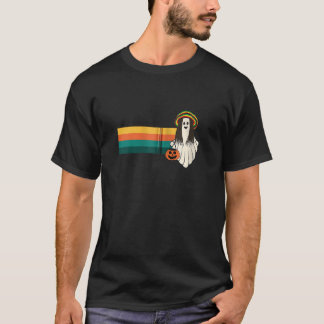 T-shirt Rouge Or Et Vert Halloween Rasta Fantôme Reggae Gh