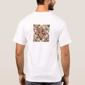 T-shirt Rouge/or Knotwork (Dos)
