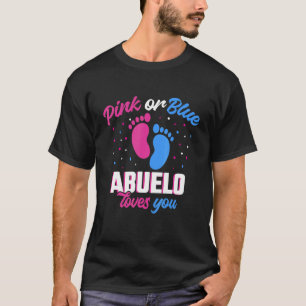 T-shirt Rouge Ou Bleu Abuelo Vous Aime Sexe Révéler