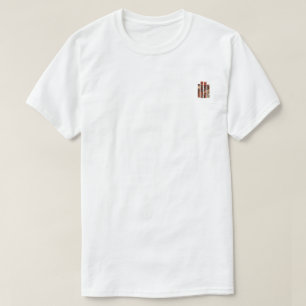 T-shirt Rouge partout sur la poitrine 1
