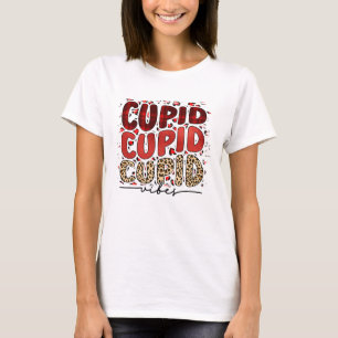 T-shirt rouge Plaid et Vibes cupides Empreintes de