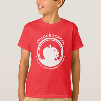 T-shirt rouge pomme jeune