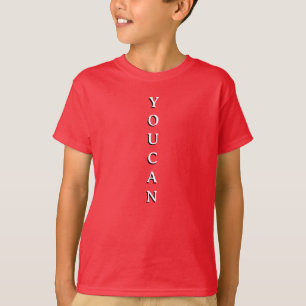 t-shirt rouge pour enfants garçons décontracté