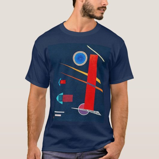 T-shirt Rouge puissant - Kandinsky (Devant)